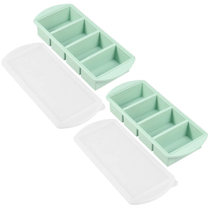 Revolutionary Silicone Freezer Tray - Effortlessly Store and Organize Your Food with 2 to 4 Cubes!
