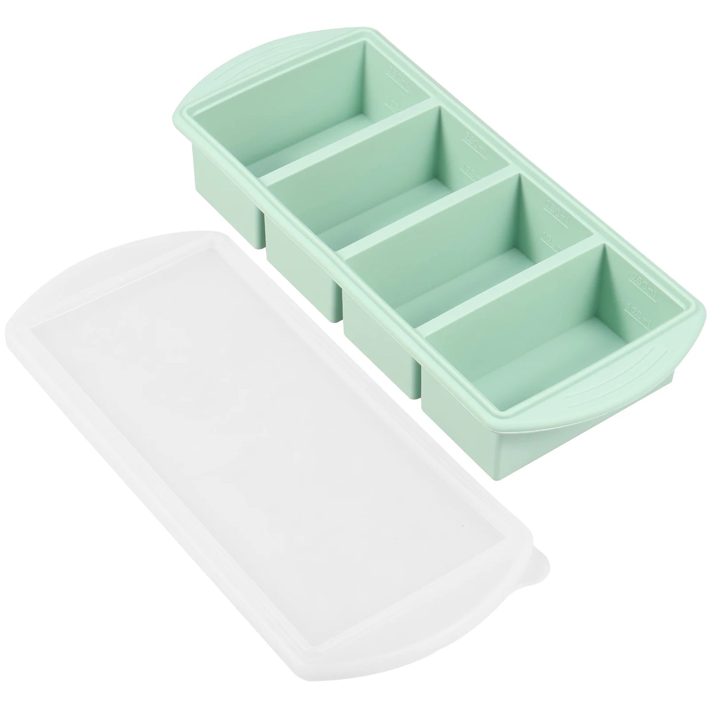 Revolutionary Silicone Freezer Tray - Effortlessly Store and Organize Your Food with 2 to 4 Cubes!